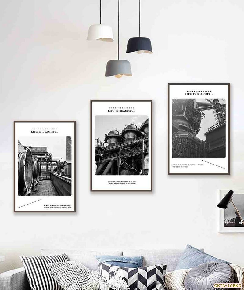 Kiến trúc cổ - đen trắng CKT3-108KG